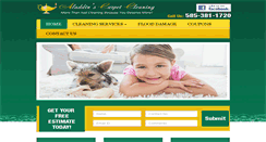 Desktop Screenshot of aladdinscarpetcleaningrochester.com